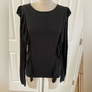 Loft Size S- light weight cute sweater! Can go from casual to dressy- fits great